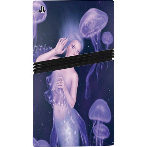 Mermaid and Jellyfish by Rachel Anderson PS5 Pro Disk Console Skin