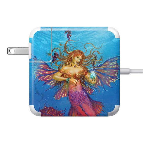 Mermaid Water Fairy by Ed Beard Jr 85W Power Adapter (15 and 17 inch MacBook Pro Charger) Skin