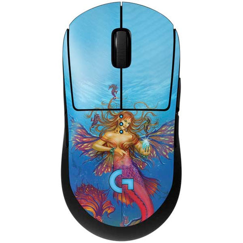 Mermaid Water Fairy by Ed Beard Jr G Pro Wireless Gaming Mouse Skin