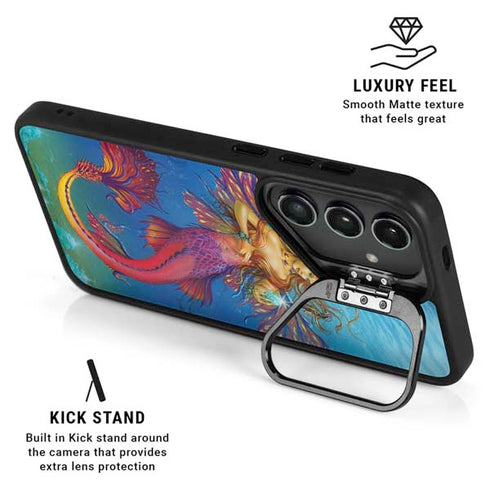 Mermaid Water Fairy by Ed Beard Jr Galaxy S25 Kickstand Case