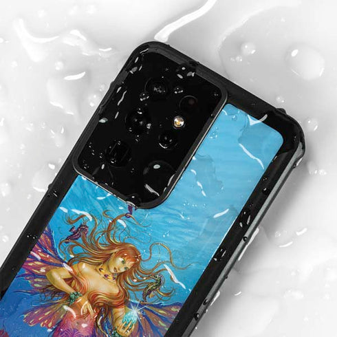 Mermaid Water Fairy by Ed Beard Jr Galaxy S24 Ultra Waterproof Case