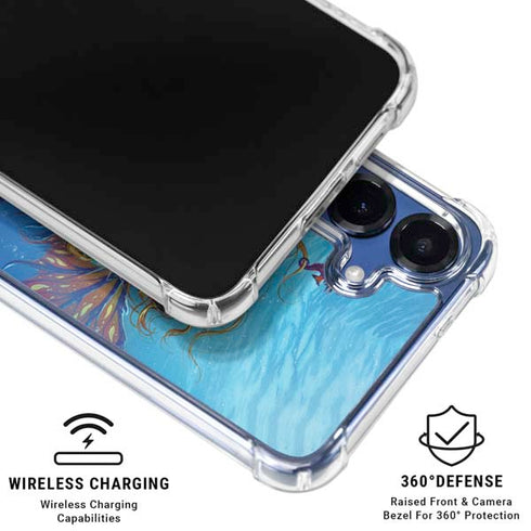 Mermaid Water Fairy by Ed Beard Jr Galaxy S25 Clear Case
