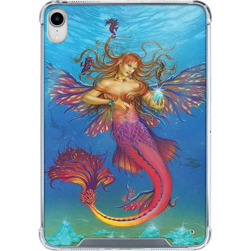 Mermaid Water Fairy by Ed Beard Jr iPad 11th Gen (2025) Clear Case