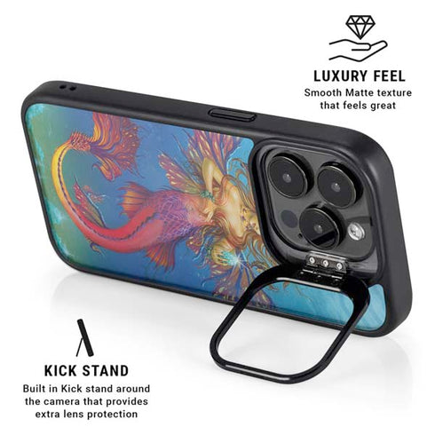 Mermaid Water Fairy by Ed Beard Jr iPhone 14 Pro Max Kickstand Case