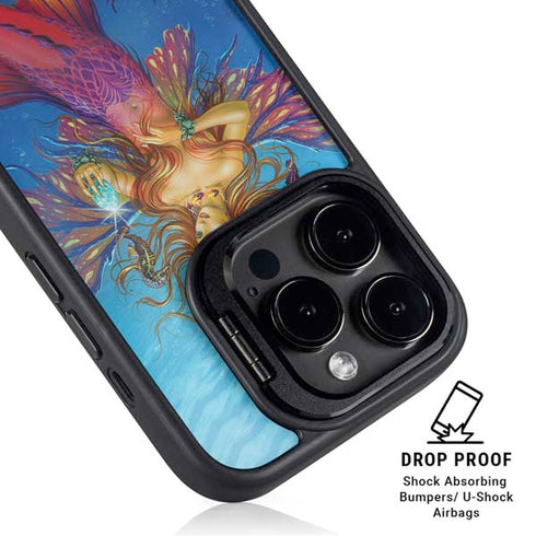 Mermaid Water Fairy by Ed Beard Jr iPhone 14 Pro Max Kickstand Case