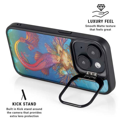 Mermaid Water Fairy by Ed Beard Jr iPhone 15 Kickstand Case