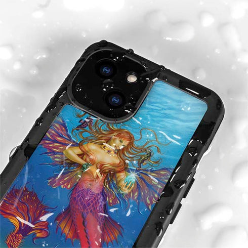 Mermaid Water Fairy by Ed Beard Jr iPhone 15 Plus Waterproof Case
