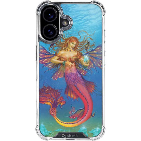 Mermaid Water Fairy by Ed Beard Jr iPhone 16 Clear Case