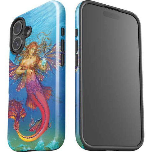 Mermaid Water Fairy by Ed Beard Jr iPhone 16 Impact Case