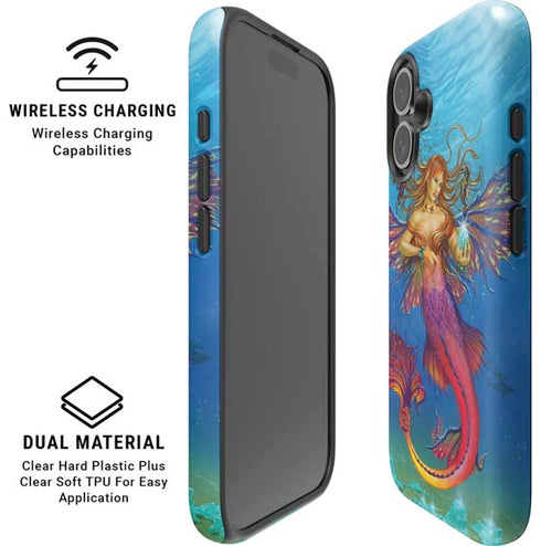 Mermaid Water Fairy by Ed Beard Jr iPhone 16 Magsafe Impact Case