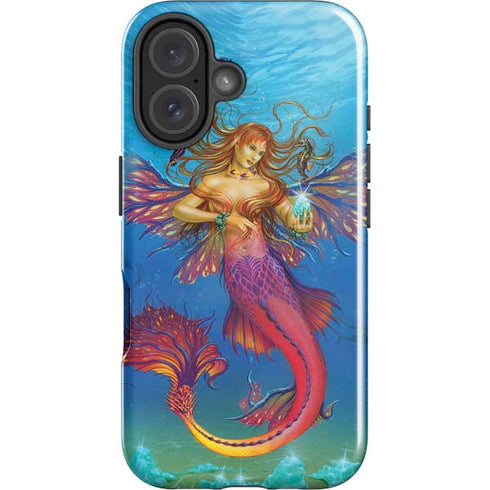 Mermaid Water Fairy by Ed Beard Jr iPhone 16 Plus Impact Case