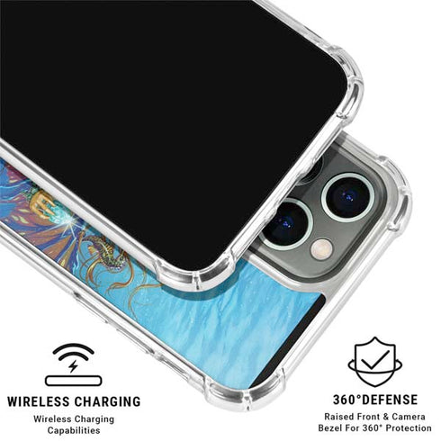 Mermaid Water Fairy by Ed Beard Jr iPhone 16 Pro Clear Case