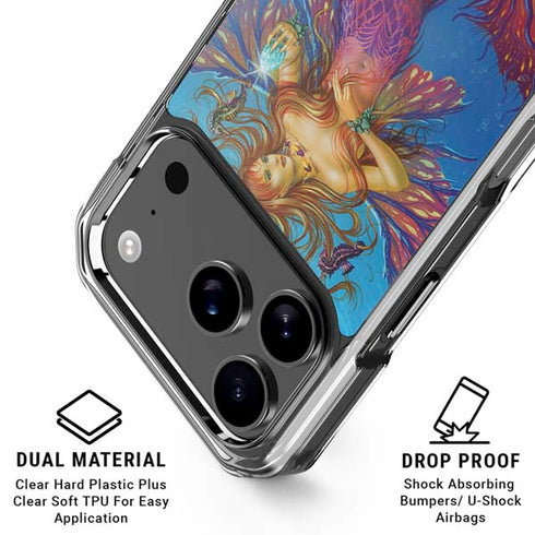 Mermaid Water Fairy by Ed Beard Jr iPhone 18 Pro Clear Case