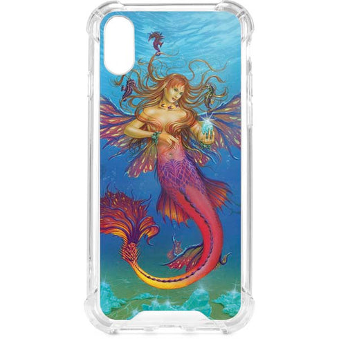 Mermaid Water Fairy by Ed Beard Jr iPhone XS Clear Case