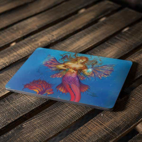 Mermaid Water Fairy by Ed Beard Jr Apple MacBook Air Skin