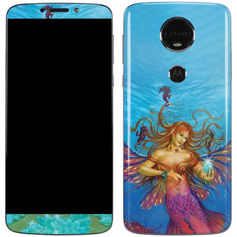 Mermaid Water Fairy by Ed Beard Jr Moto E5 Plus Skin