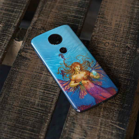 Mermaid Water Fairy by Ed Beard Jr Moto E5 Plus Skin