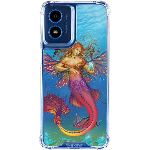 Mermaid Water Fairy by Ed Beard Jr Moto G 5G (2024) Clear Case