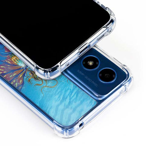Mermaid Water Fairy by Ed Beard Jr Moto G 5G (2024) Clear Case