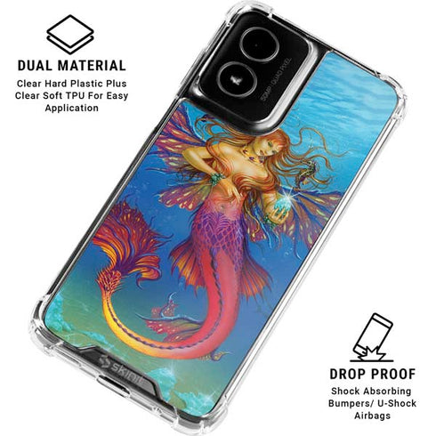 Mermaid Water Fairy by Ed Beard Jr Moto G Power 5G (2024) Clear Case