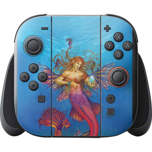 Mermaid Water Fairy by Ed Beard Jr Nintendo Switch 2 (2025) with Joy-Con Skin