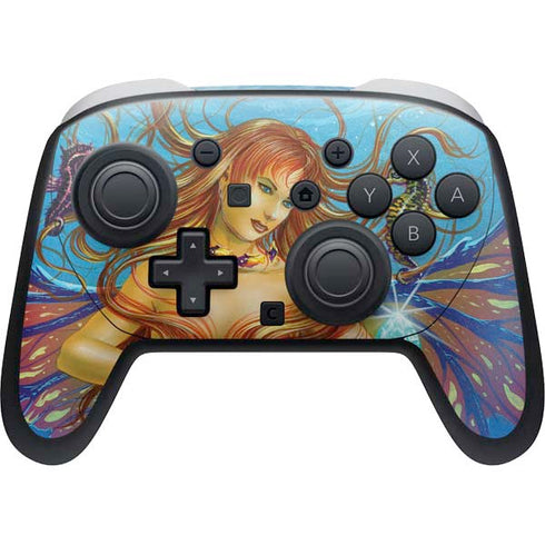 Mermaid Water Fairy by Ed Beard Jr Nintendo Skins