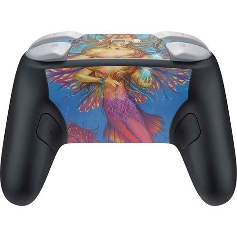 Mermaid Water Fairy by Ed Beard Jr Nintendo Switch 2 (2025) Pro Controller Skin