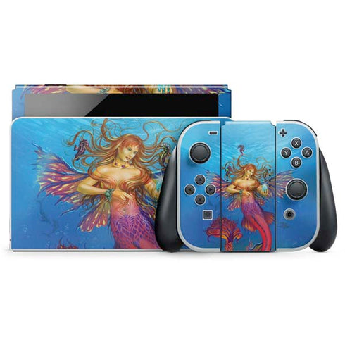 Mermaid Water Fairy by Ed Beard Jr Nintendo Skins