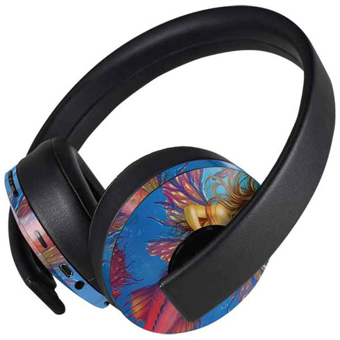 Mermaid Water Fairy by Ed Beard Jr PlayStation 4 Gold Wireless Headset Skin