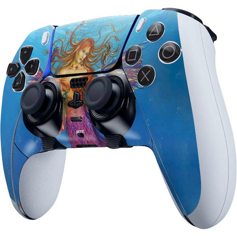 Ed Beard Jr. Mermaid Water Fairy PS5 DualSense Edge Pro Controller Skin