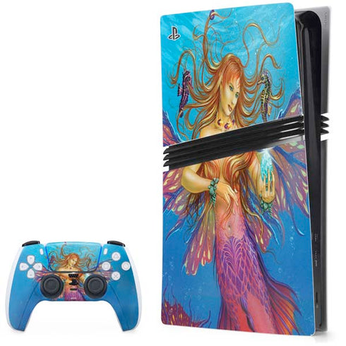 Mermaid Water Fairy by Ed Beard Jr PS5 Pro Bundle Skin