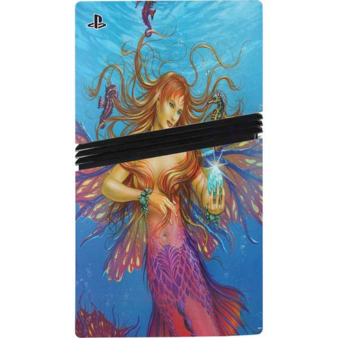 Mermaid Water Fairy by Ed Beard Jr PS5 Pro Console Skin