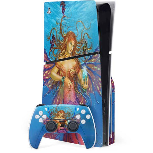 Mermaid Water Fairy by Ed Beard Jr PlayStation PS5 Skins