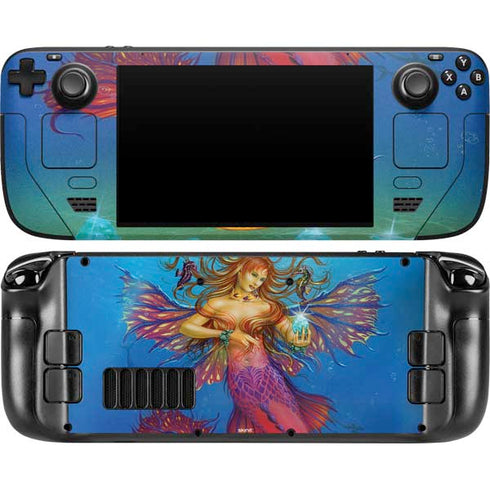 Mermaid Water Fairy by Ed Beard Jr Steam Deck Handheld Gaming Computer OLED Skin