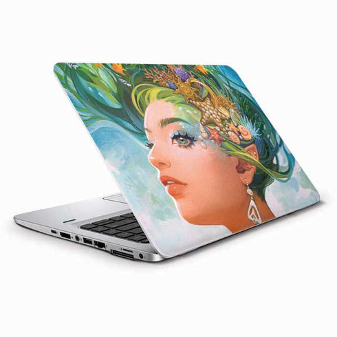 Mermaid with Sea Stars in Her Hair by Ivy Dolamore HP Elitebook Skin