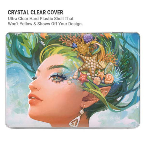 Mermaid with Sea Stars in Her Hair by Ivy Dolamore MacBook Cases