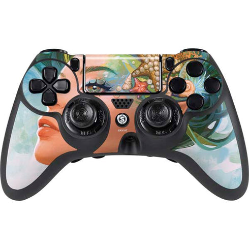 Mermaid with Sea Stars in Her Hair by Ivy Dolamore PlayStation PS4 Skins