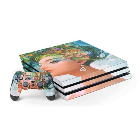 Mermaid with Sea Stars in Her Hair by Ivy Dolamore PlayStation PS4 Skins