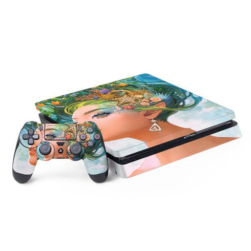 Mermaid with Sea Stars in Her Hair by Ivy Dolamore PlayStation PS4 Skins