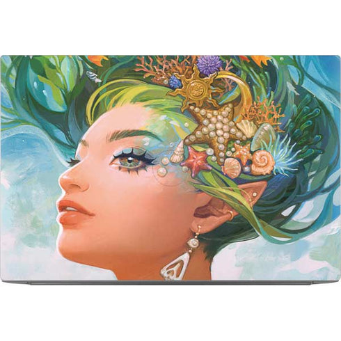 Mermaid with Sea Stars in Her Hair by Ivy Dolamore Dell XPS Skin