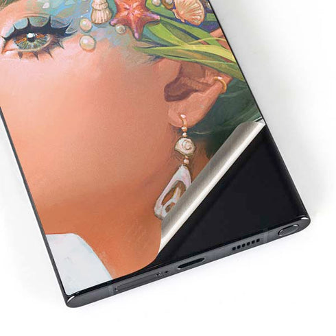Mermaid with Sea Stars in Her Hair by Ivy Dolamore Galaxy S25 Ultra Skin