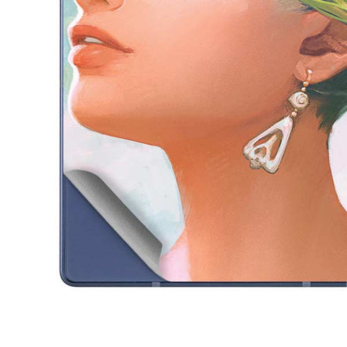 Mermaid with Sea Stars in Her Hair by Ivy Dolamore Galaxy Z Fold6 Skin
