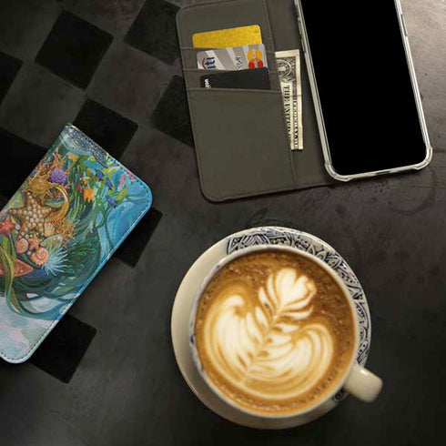 Mermaid with Sea Stars in Her Hair by Ivy Dolamore iPhone 13 Pro Max Folio Case