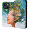 Mermaid with Sea Stars in Her Hair by Ivy Dolamore iPhone 14 Plus Folio Case