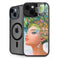 Mermaid with Sea Stars in Her Hair by Ivy Dolamore iPhone 14 Plus Kickstand Case