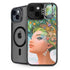Mermaid with Sea Stars in Her Hair by Ivy Dolamore iPhone 15 Kickstand Case