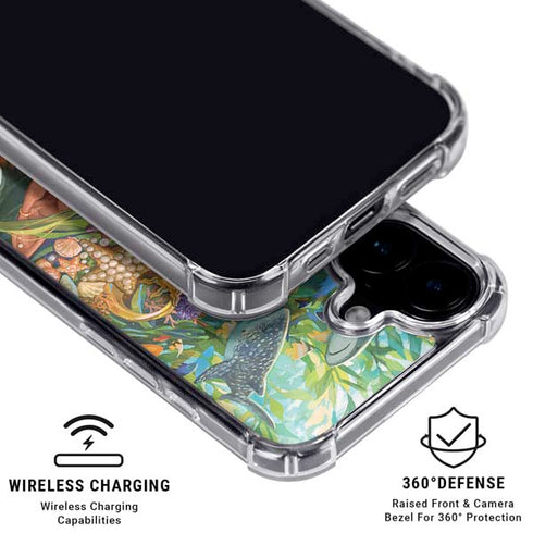 Mermaid with Sea Stars in Her Hair by Ivy Dolamore iPhone 16 Plus MagSafe Case