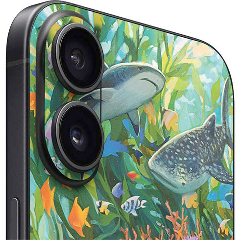 Mermaid with Sea Stars in Her Hair by Ivy Dolamore iPhone 16 Plus Skin