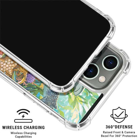 Mermaid with Sea Stars in Her Hair by Ivy Dolamore iPhone 16 Pro Clear Case