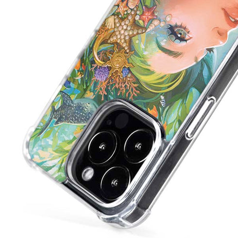 Mermaid with Sea Stars in Her Hair by Ivy Dolamore iPhone 16 Pro Max MagSafe Case